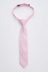 Junior Pink Paisley Tie